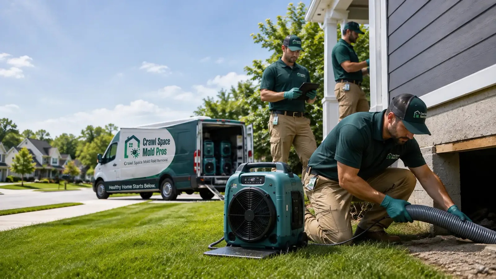 Crawl Space Mold Removal in Campus, IL